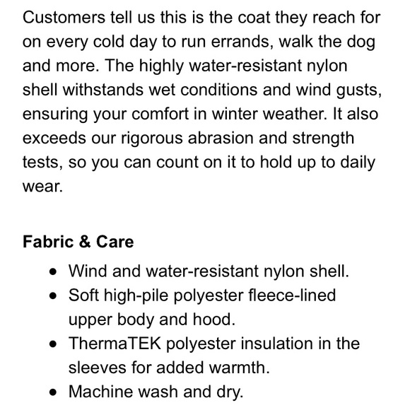 LL Bean Winter Warmer Jacket - Picture 6 of 12